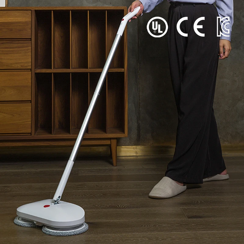 

CE UL KC Certification high quality Cordless Wet Dry Mop Sweeper Spin Spraying Cordless wireless Electric Mop Machine