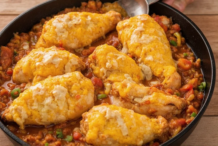 Baked Chicken Thighs Seasoned with Enchilada Spices