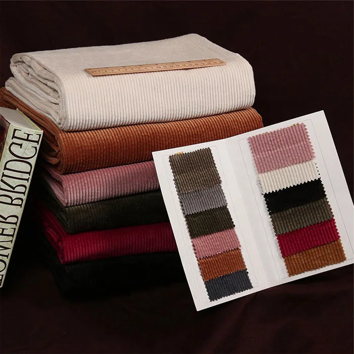 Hot Selling Corduroy Fabric 100% Cotton/6 Wale Corduroy Fabric ...