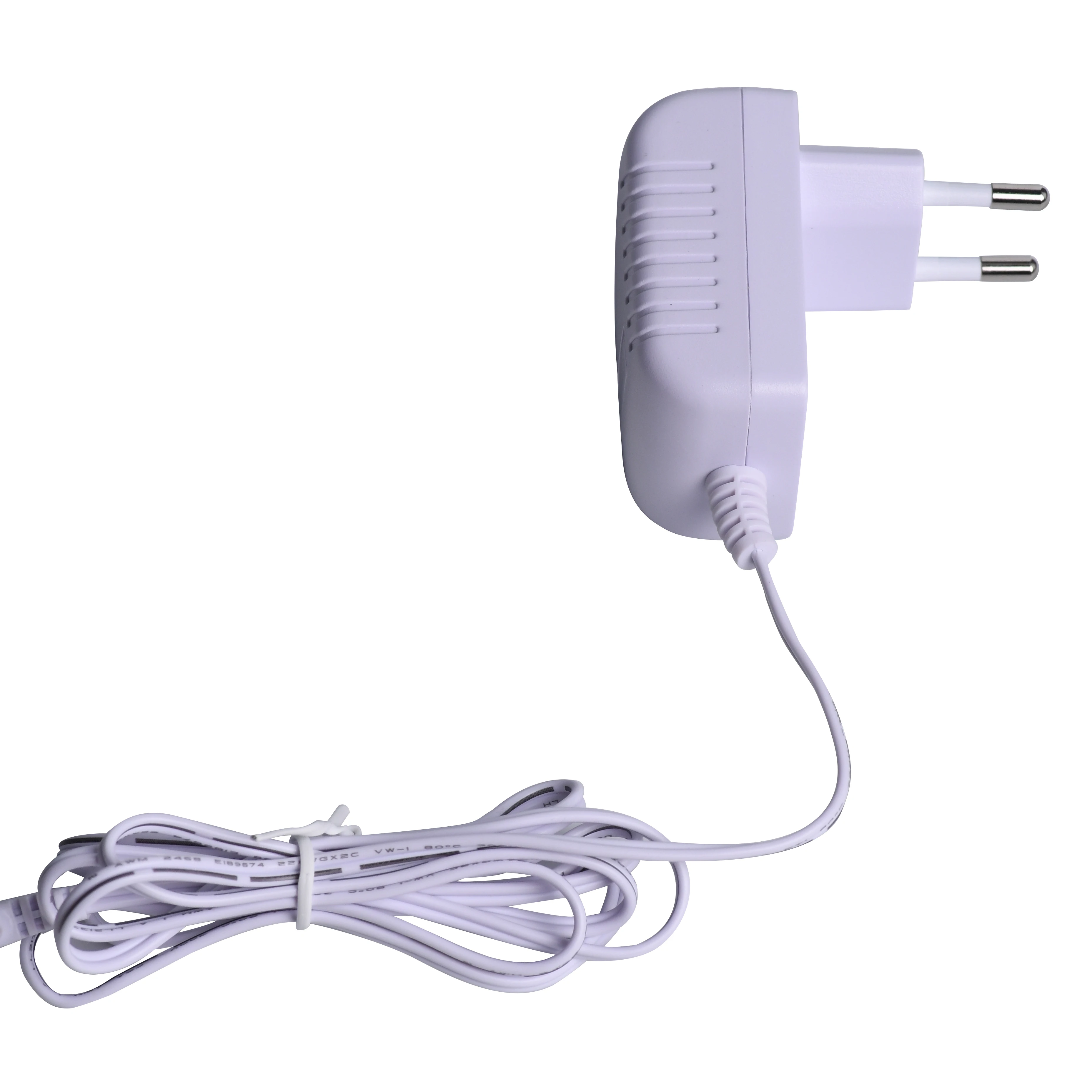 

EU standard Charger adapter with output 5V/2A 1.2 meter cable, Black white