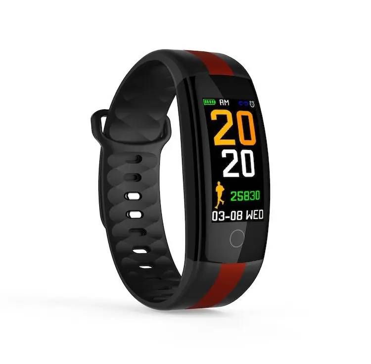 

QS01 Pulsera inteligente Sports Bracelet Fitness Tracker Heart Rate Monitor Blood oxygen Sleep Monitor