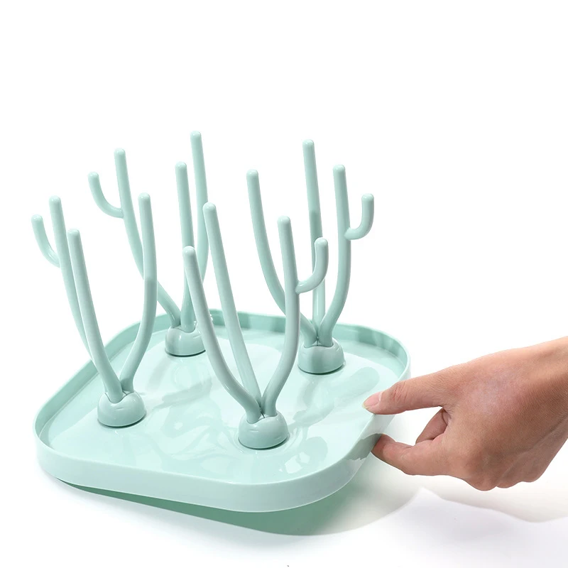 

Hot Sale Baby Bottle Drying Rack Dryer Foldable Baby Feeding Bottle Dryer