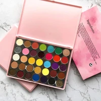 

No Label Colorful Eye Shadow Palette 35 Colors Neon Lasting Makeup Eyeshadow In Stock