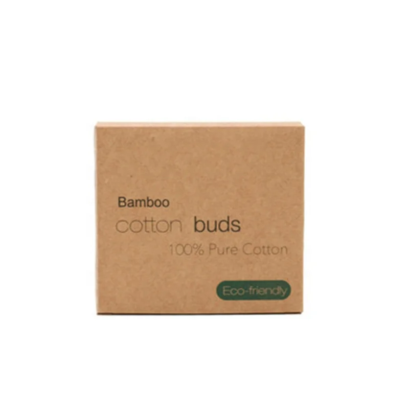 

Portable Square Box Mini Cotton Swabs, White