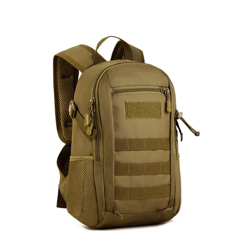 

12L Military Tactical Backpack Outdoor Waterproof Military Backpacks Outdoor Sports Bags for Camping Travel, Duffle black khaki bag