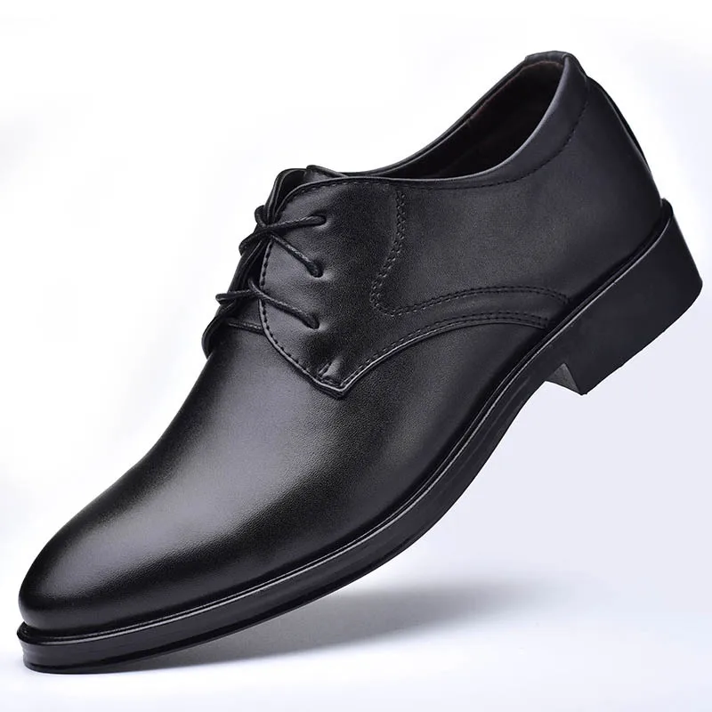 

new men's office working business suits shoes laces all-match casual formal business and wedding shoes