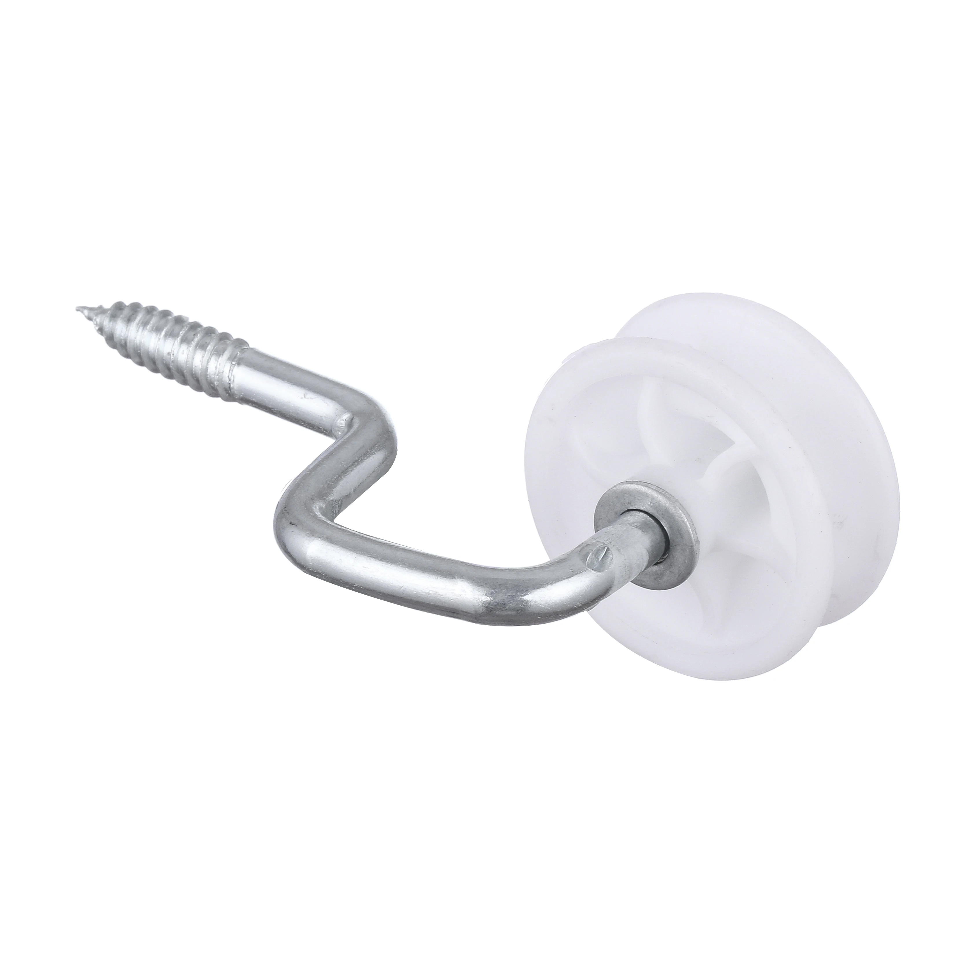 

Farm Electric fence accessories screw-in Bobbin Insulator/INS031, White