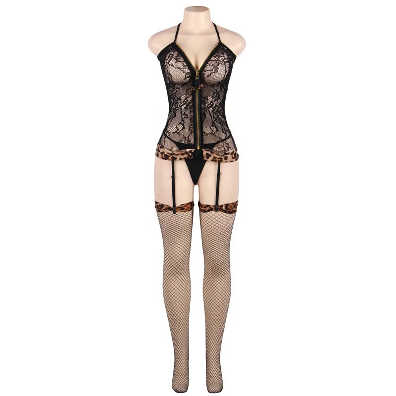 

B24411A Sexy underwear new perspective sexy bodysuit stockings Lady sexy lingerie, Picture