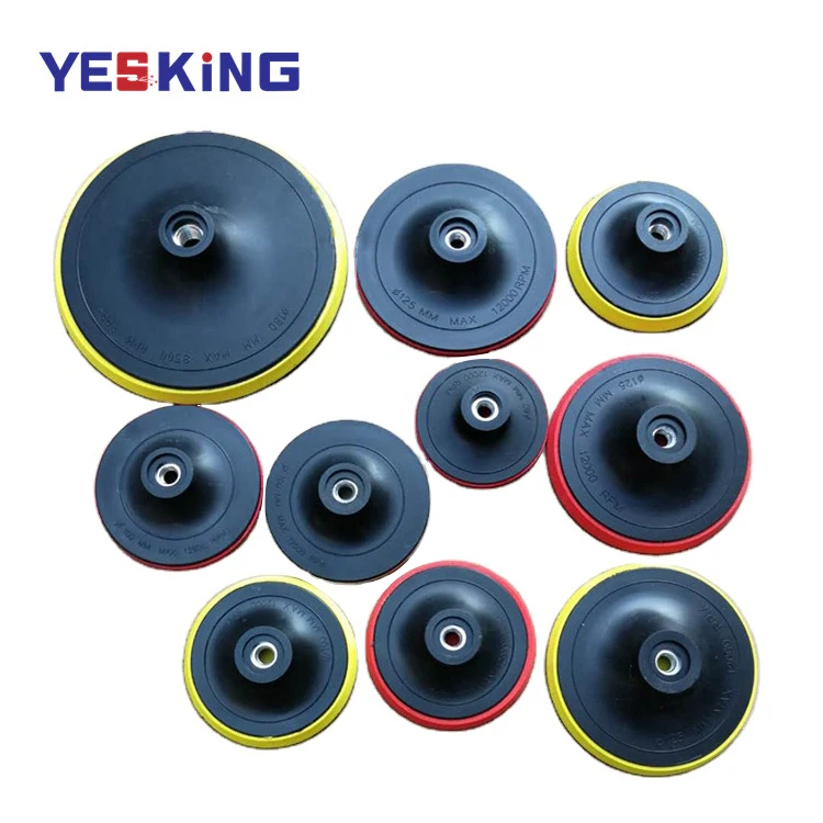 
Wholesale Auto Detailing Cleaning Polishing Waxing Car Wash Clay Pad Supper Thin Angle Grinder Flexible Rubber Backer Pads 