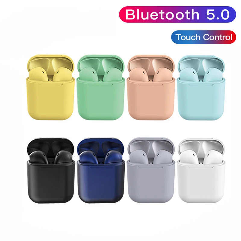 Inpods 12 Pop up Window Connection TWS 5.0 Stereo Mini Wireless Bluetooth Earphone For iPhone Android - ANKUX.COM