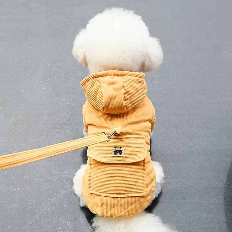 

Wholesale Fashion Pet Clothes Luxury Multi-Colored Outdoor Warm Puppy Dog apparel Pullover Pet Clothing