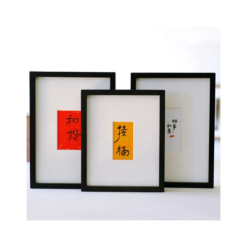 

Wholesale black photo frame wood frame manufacturer desktop photo frame PHOTO