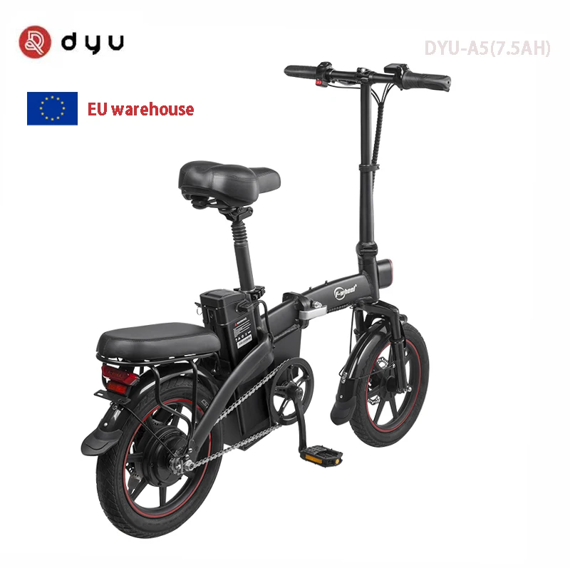 

Black Friday Cheapest EU Warehouse FREE Shipping DYU A5 Hot Sale Electric Bike Mini Smart Folding E bike 7-15 Days Delivery