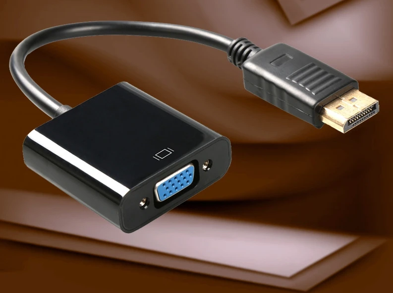 new product Displayport Male To VGA Female Converter DP To VGA Cable Video Output Converter - ANKUX.COM