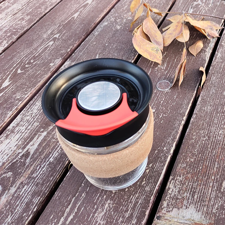 

HY3 stock amazon top seller glass coffee mug leakproof
