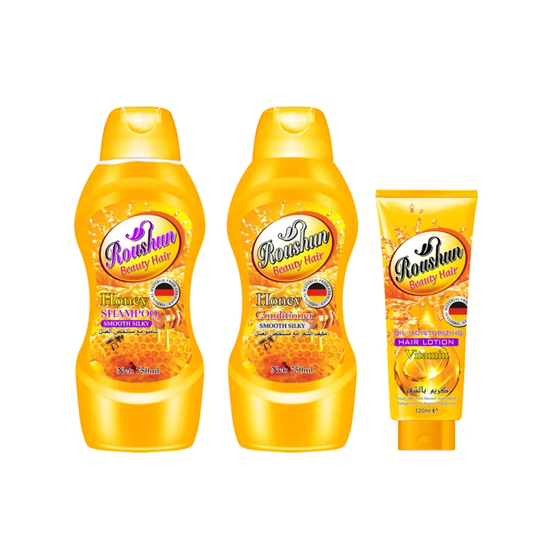 

ROUSHUN Honey shampoo family set,Moisturizing hair strong hair make your hair flexible