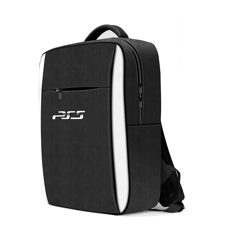 

Black zipper reusable organiser bag digital shockproof portable game storage carry bag for ps5