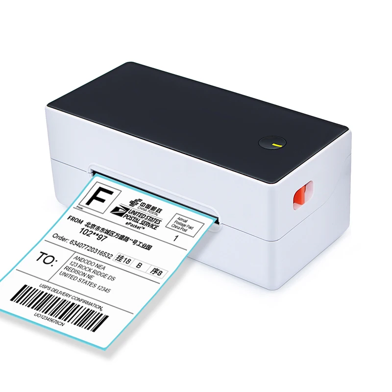 

TDL403 Shipping 4inch label thermal printer 110mm for express waybill, White +black