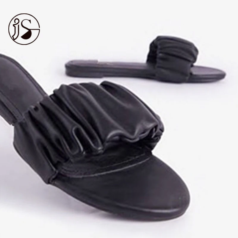 

Elastic ribbon fashion slipper slides footwear for women, Picture
