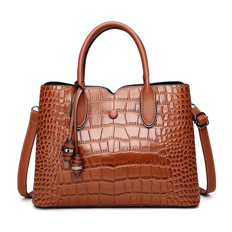 

2019 Alligator Bag Woman Designer Handbag Stone Skin Bag