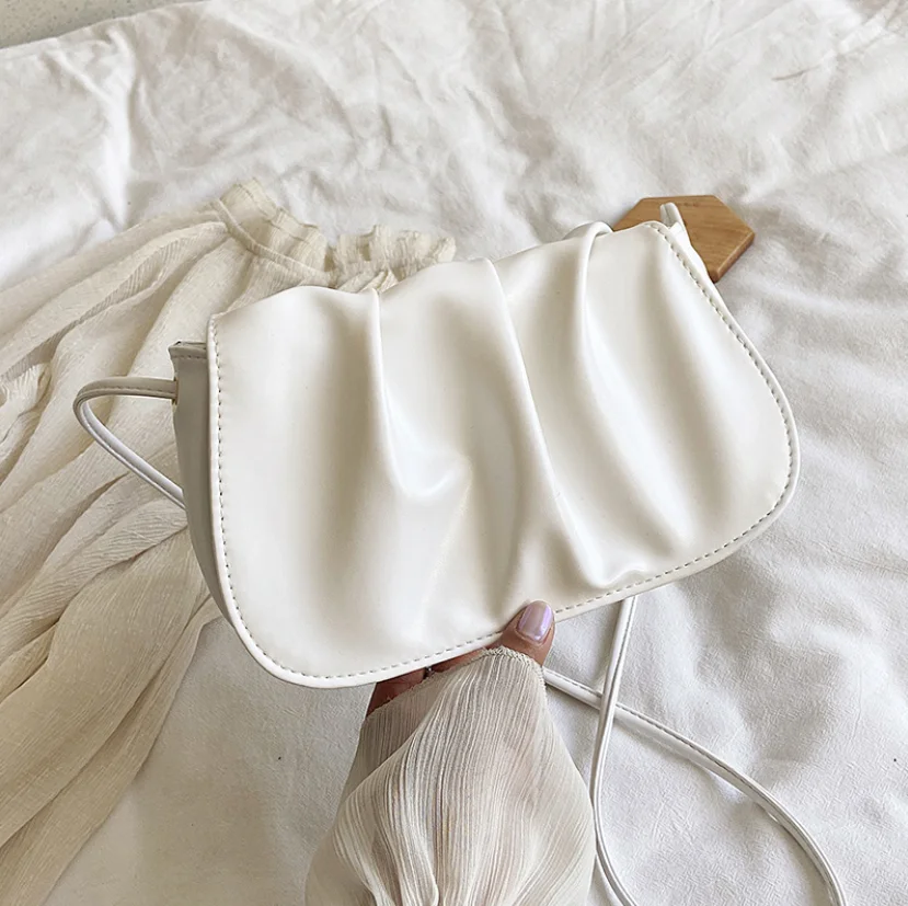 

Female Leather Solid Color PU Straps Handbag Retro Casual Women Totes Shoulder Bags Fashion Exquisite Shopping Bag #1249