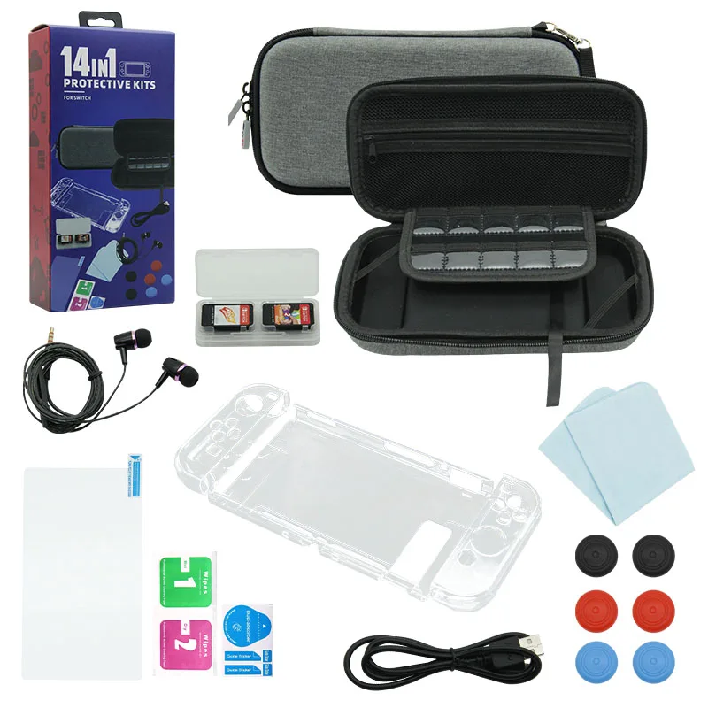 

Honson New Game accessories 14 in 1 kits set for Nintend Switch