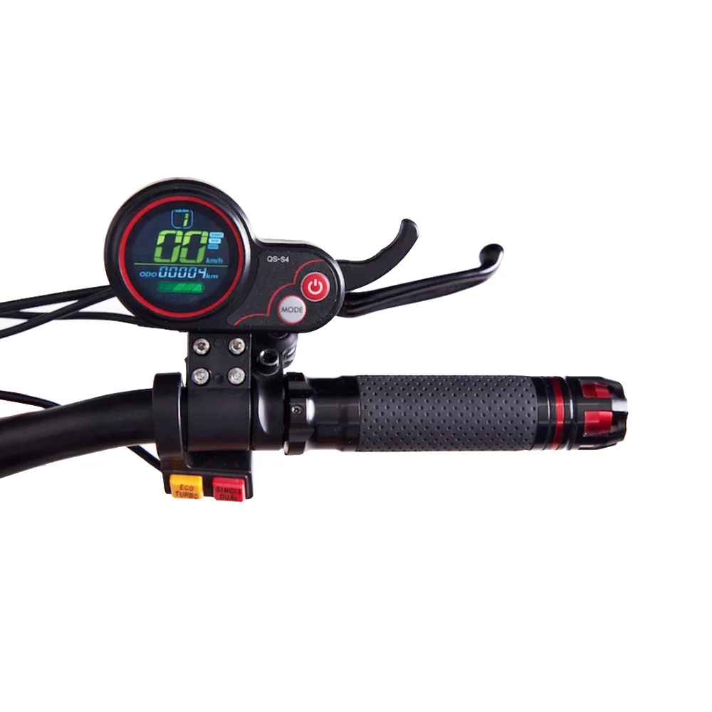 

LED Display Throttle for Electric Scooter Speed ual Mini Plus Grace Zero 8 9 10 8X 10X 11X QS-S4 LCD Macury 36V 48V 52V 60V 72V, Black