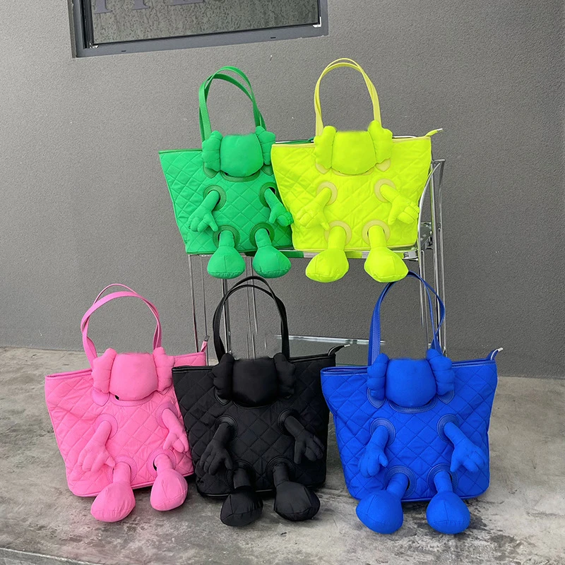 

BUSY GIRL ML4484 Tote Bags Women Handbag 2023 New Fashion Waterproof 3D Doll Female Shoulder Bag Women Cartoon Tote Handbag
