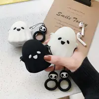 

Hot sale Soft Silicone Case for Airpods Cartoon Ghost Case for Airpods 1 2