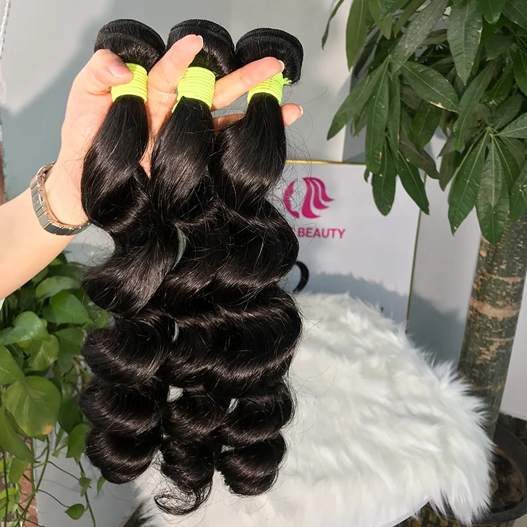 

Hot Beauty Loose Wave 9a Indian Hair Bulk Unprocessed Vietnamese 100% Raw Human Hair Cuticle Aligned Hair