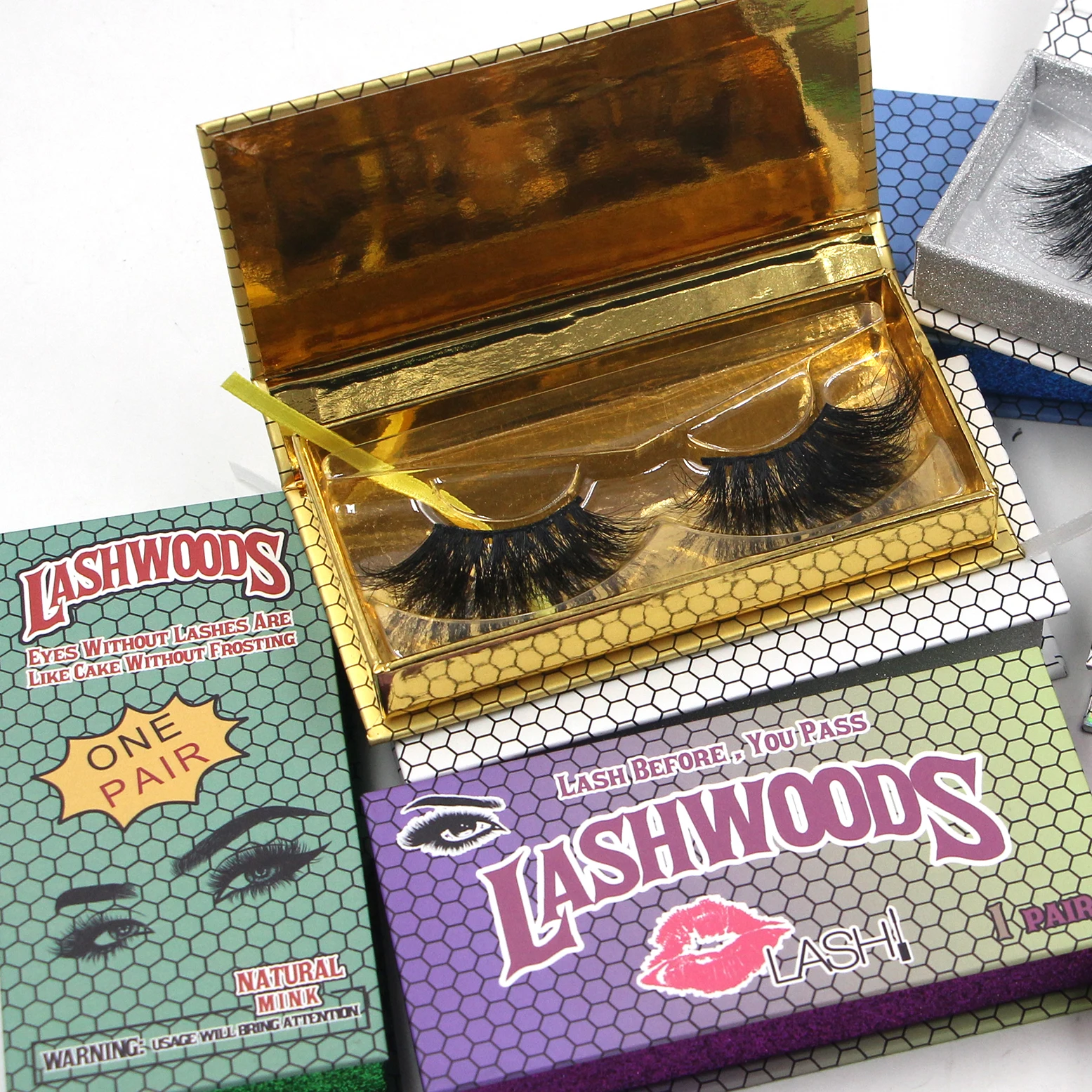 

Retail Cheap Price 25mm Real Mink Eyelash, Black