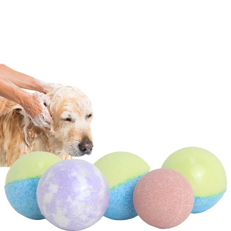 

Factory 15 years experience Pet Bath Supplies Relaxation pet bath bombs skin care Moisturizing Aromatherapy dog bath bomb, Customized color