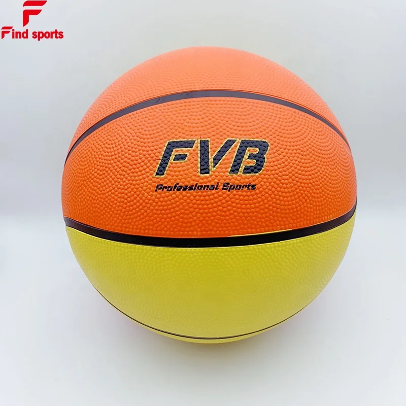 Factory Wholesale Size 7 Rubber Basketball For Youth Outdoor Indoor
