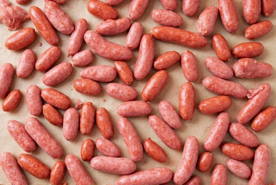 Comparison chart of international sausages