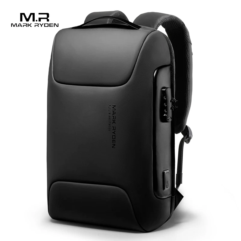 

Mark Ryden New Anti Theft Mochila Smart Laptop Bag Men School Bags Backpack 2021, Black, grey