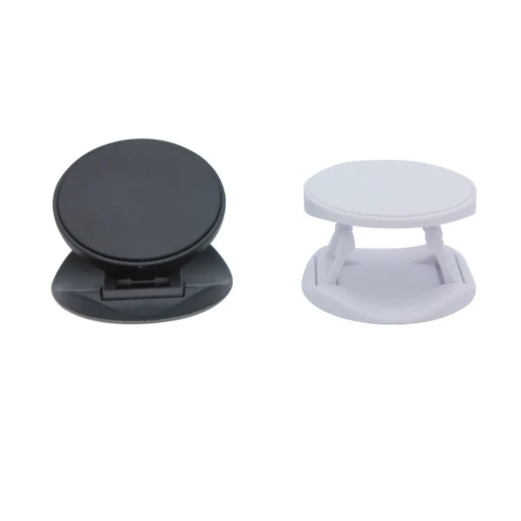 

Cartoon White And Black Round Universal Expanding Stand And Grip Finger Ring Holder Mobile Phone Folding Bracket For All Phone, Black white