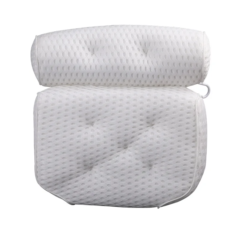 

Wholesale Non-Slip 3D Mesh 4D spa pillow Luxury Bathtub Pillow, White, blue