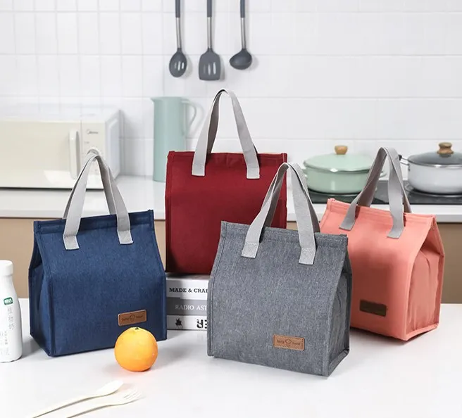 

factory stock Hot Sale Stripes Tote Lunch Bag Factory Wholesale Waterproof insulation picnic Tote Lunch Bag