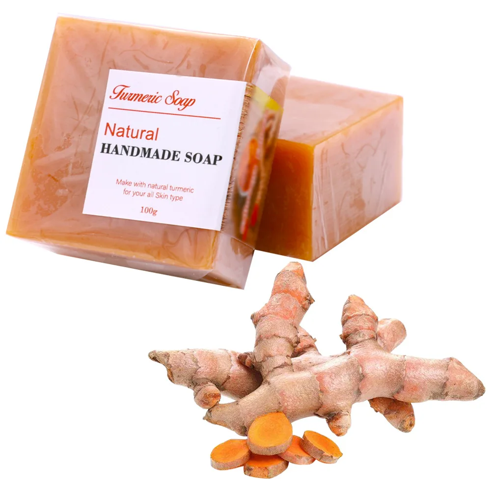 

Organic Natural Tumeric Honey Soap for Hands Face Body Washing, Multiple colors