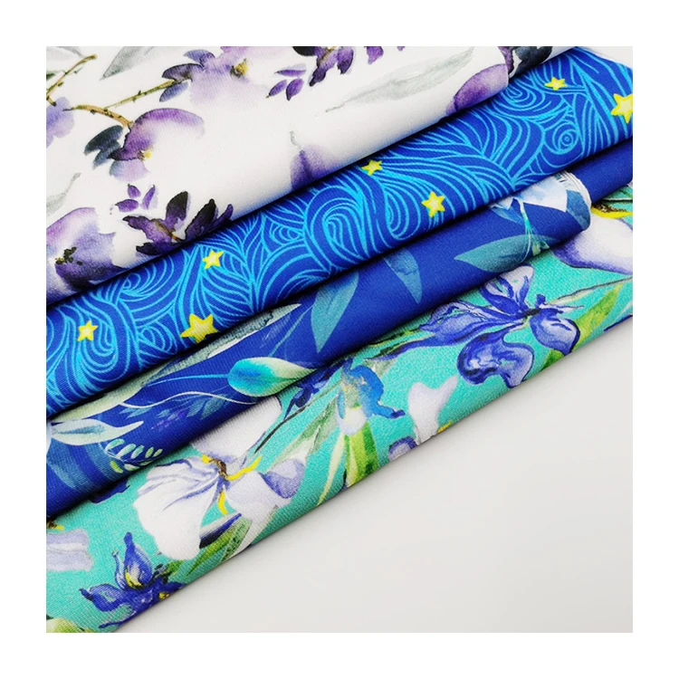 

No MOQ Stretchy Custom Print Polyester Swim Suit Fabric For Swimming Wear Clothing