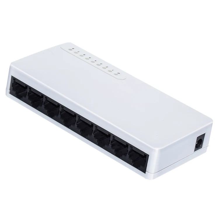 

8 Ports 10/100Mbps Network Ethernet Switch With plastic housing Support Store-and-Forward internet bar/Telcom/CCTV IP Camera