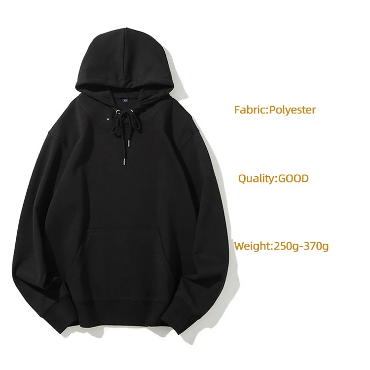 OEM Free Sample Unisex Autumn Vintage Hooded Front Logo Oversize Pullover Hoodie Set Sweatshirt Long Sleeve Printed