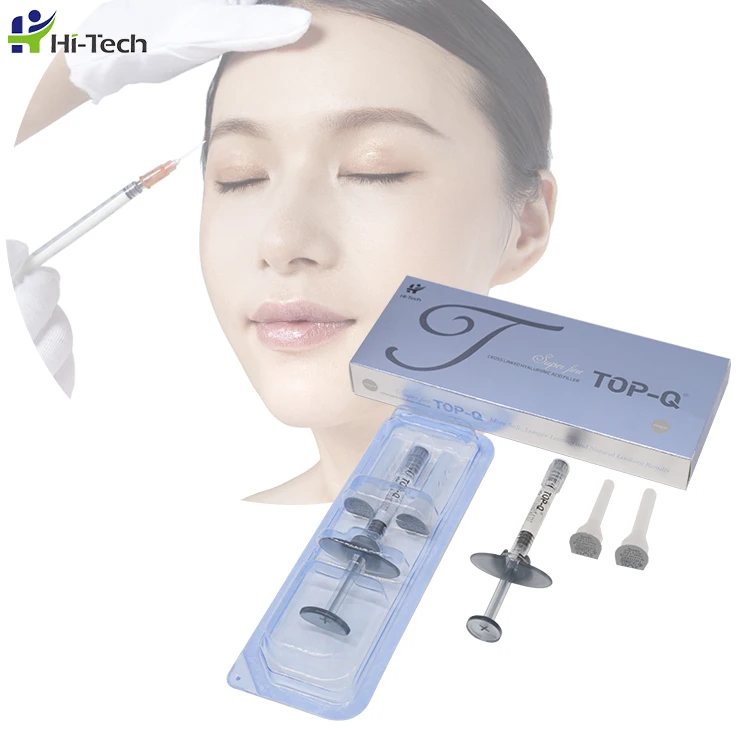 

injectable HA dermal filler 2ml FINE/DERM/DEEP/SUB-SKIN face injections with good price, Transparent