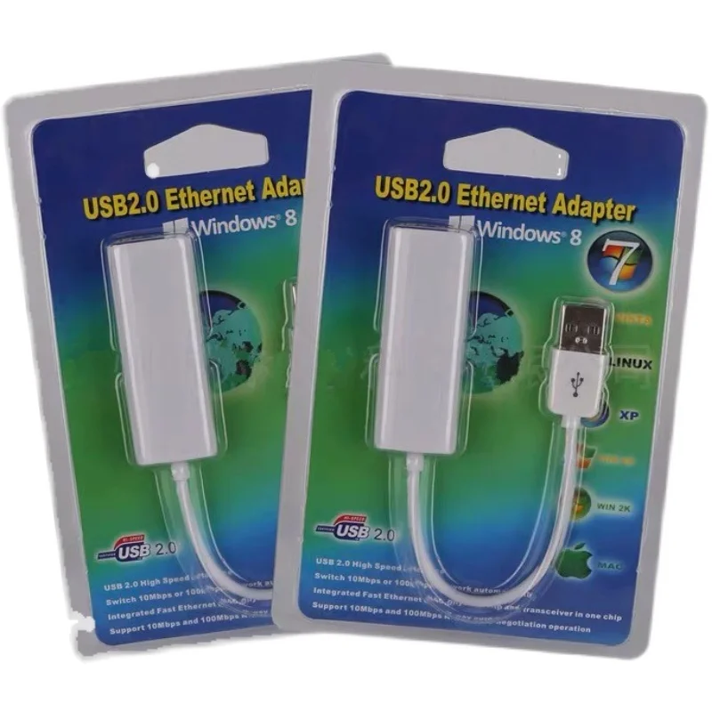 

9900usb2.0 with line network card USB external type-c network card 100M