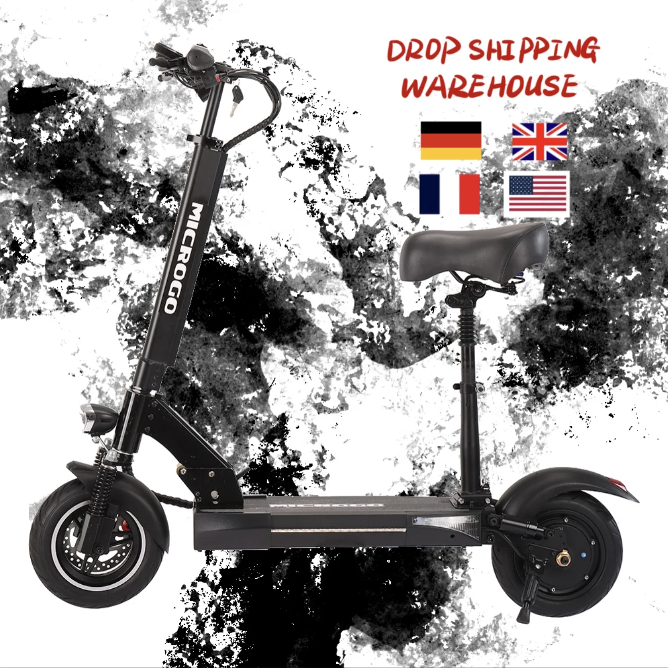 

China Supplier E Scooter Wholesale Popular Adult Powerful 48V 500W Folding Kick Electric Scooters