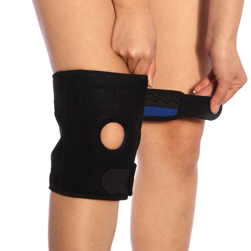 

Free Sample Open-Patella Stabilizer With Adjustable Strapping Knee Support, As buyer's requirement