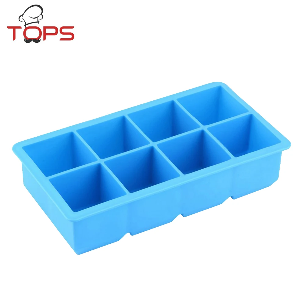 

Large Silicone Ice Cube Trays for Whiskey, Cocktails, Soups, Baby Food and Frozen Treats with covers, Any pantone color