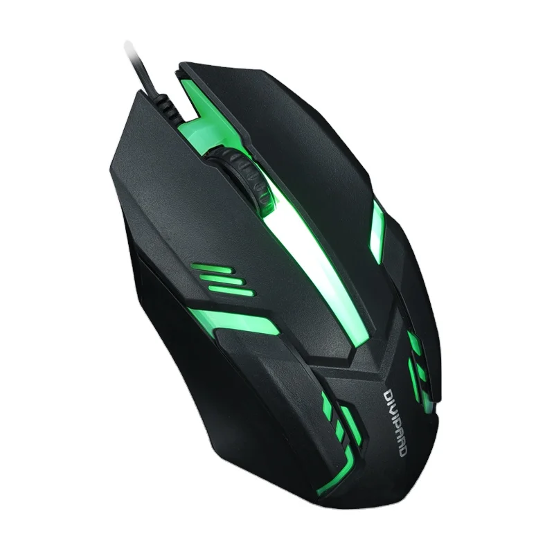 

Gamer Ergonomic LED RGB Wired Optical PC Gaming Gamer Mouse, Black, white