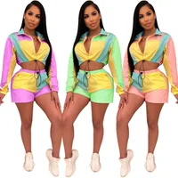 

Wholesale two piece set women clothing summer tracksuit short sets women two piece