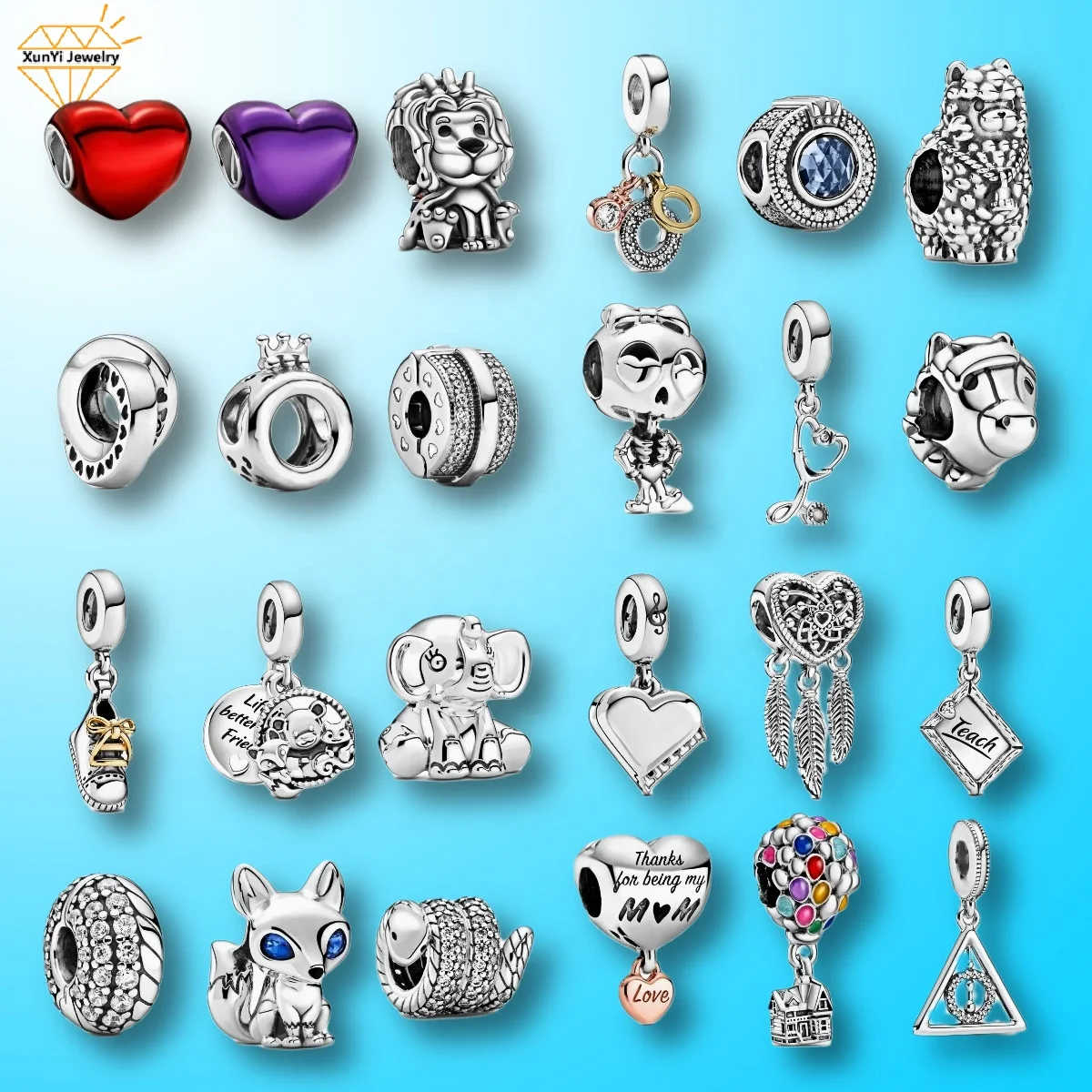 

2021 Recommend Factory DIY charms for women 925 sterling Silver jewelry